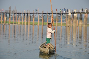 Myanmar-U-Bein Bridge